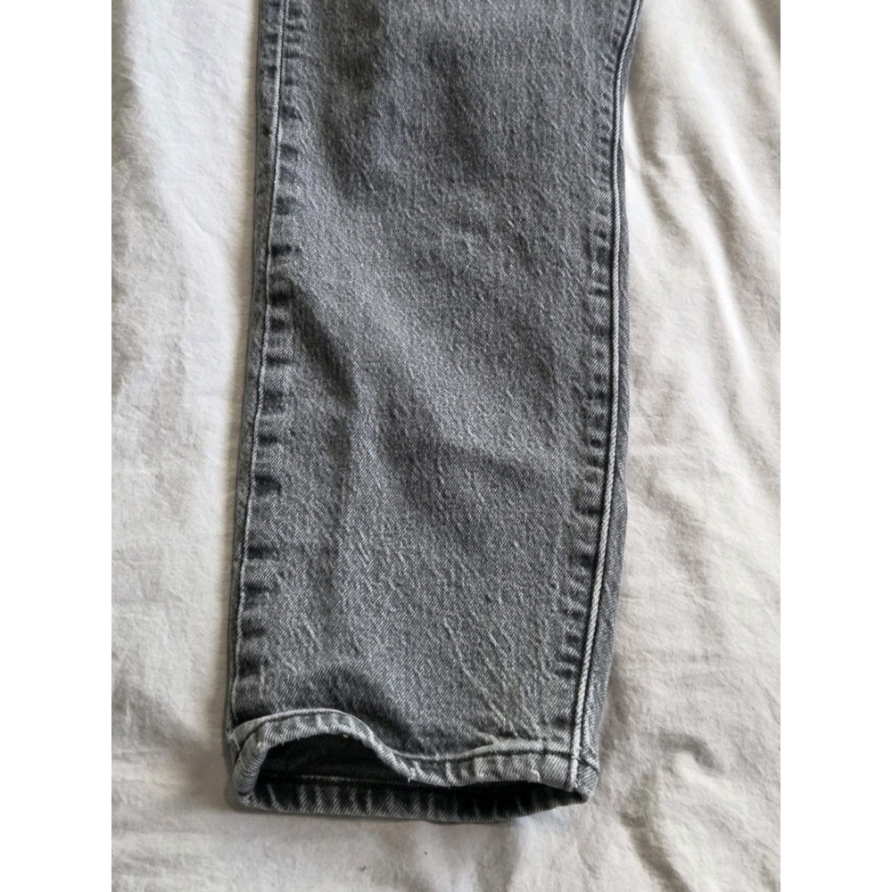 Levi's Women's Wedgie Premium Jeans High Waisted Black Gray Wash Women's 28 EUC - Picture 12 of 13